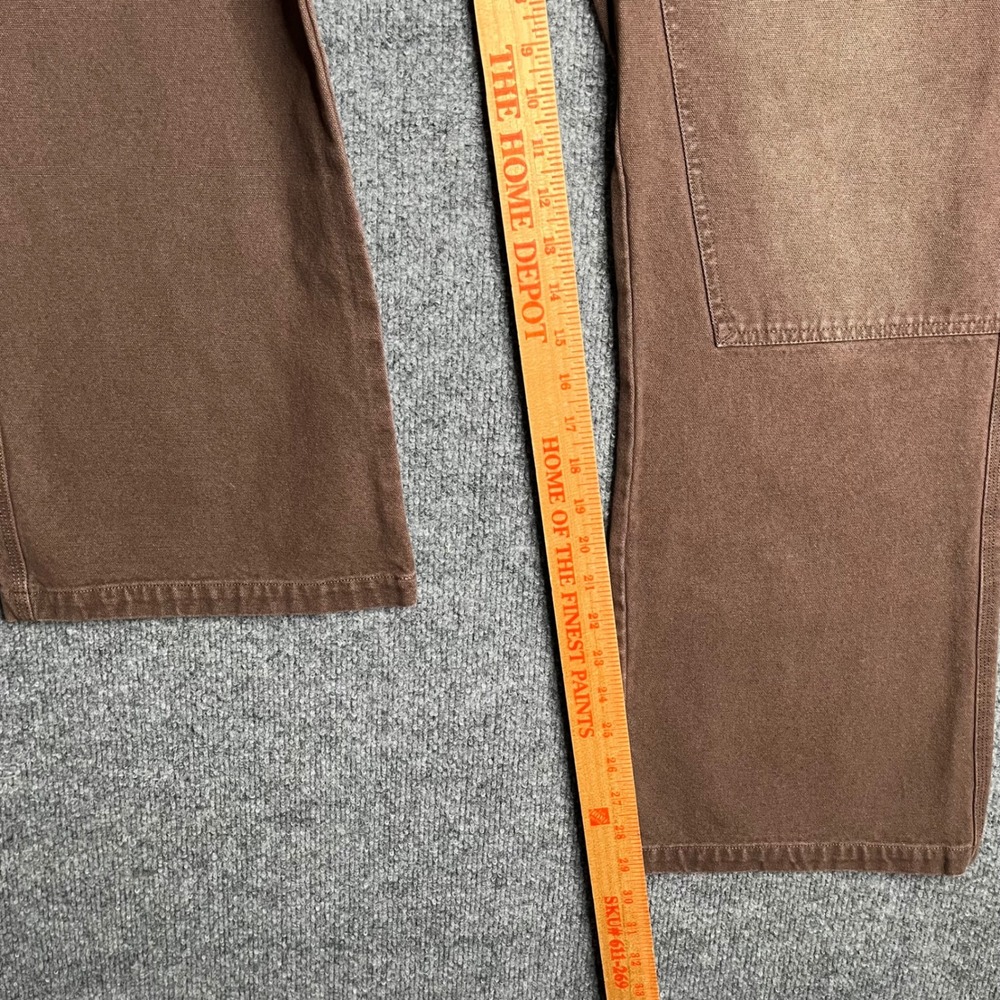 Darc Sport Chopper Hoffa Flare Pants Redwood Brown Mens 32 Double Knee NEW - Picture 4 of 12